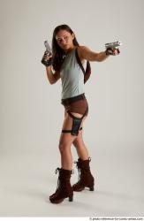 Shrima Action Pose With Guns